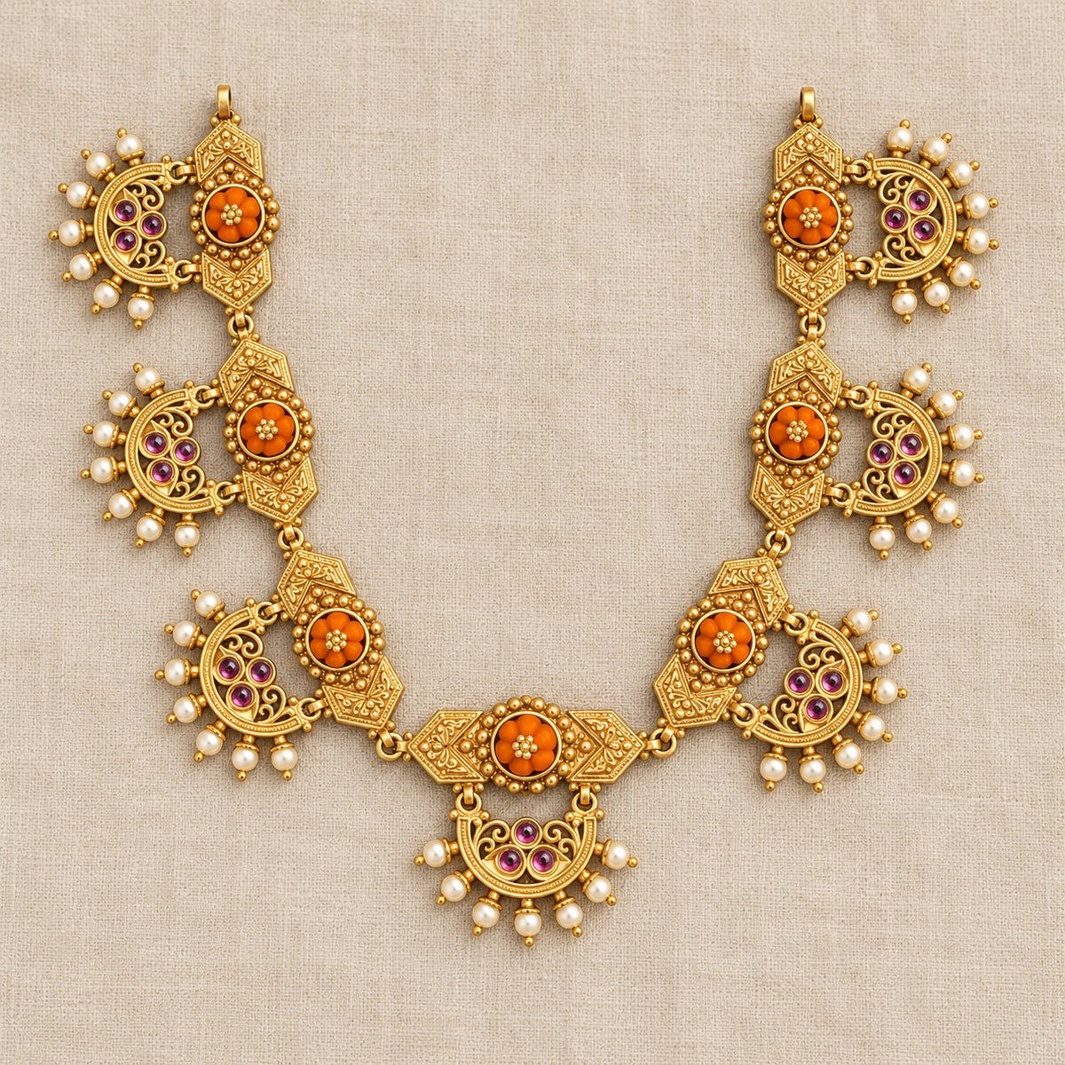 Chandrakala Coral Necklace, photo 1
