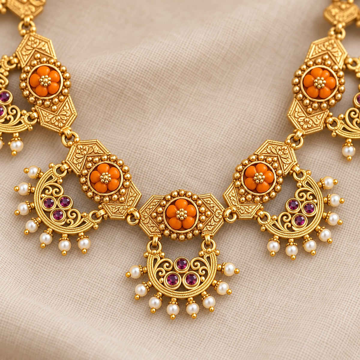 Chandrakala Coral Necklace, photo 2