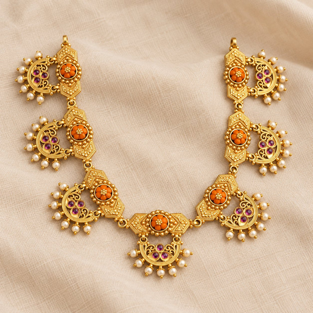 Chandrakala Coral Necklace, photo 3