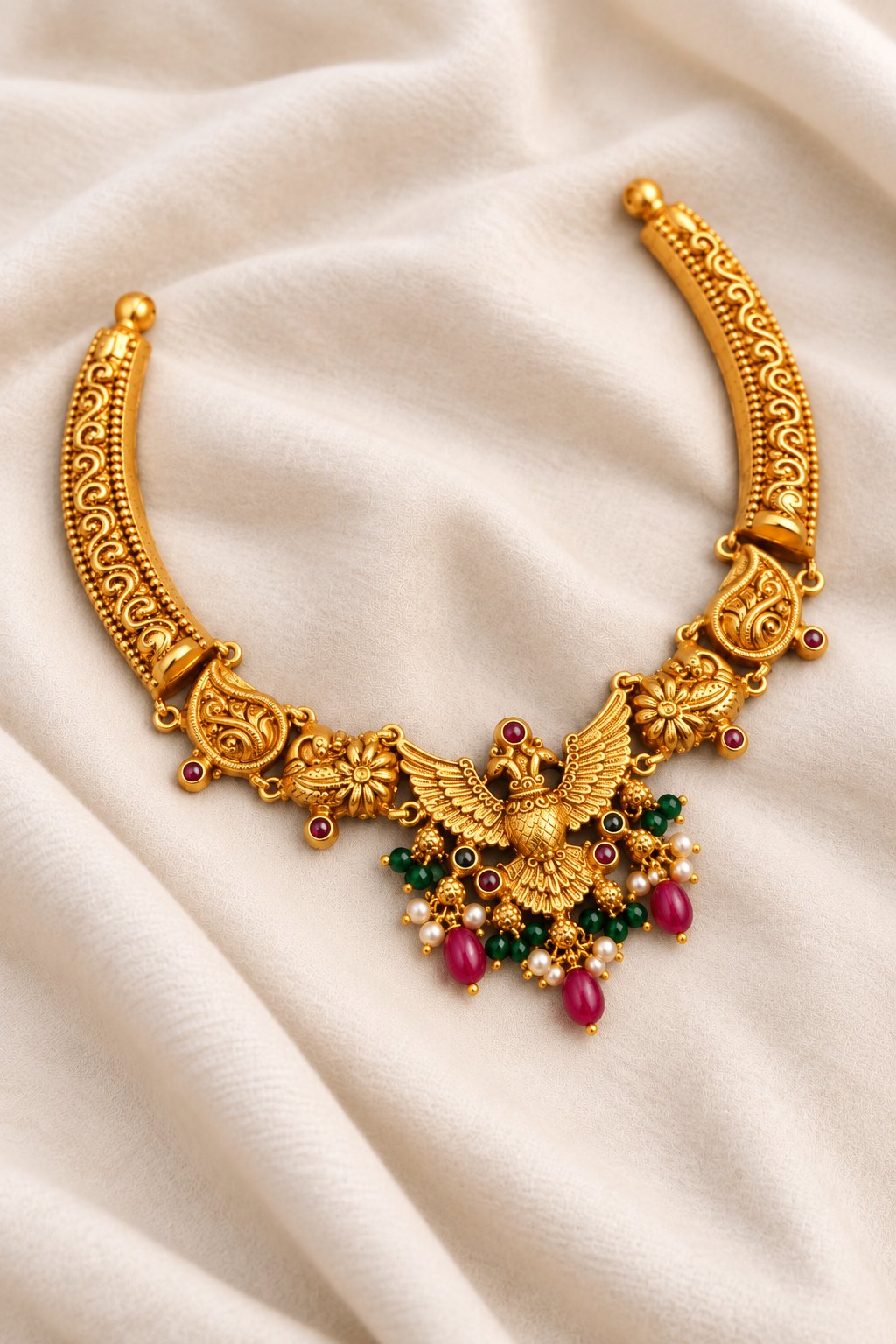 Garuda Vaibhava Temple Kanti Necklace, photo 1