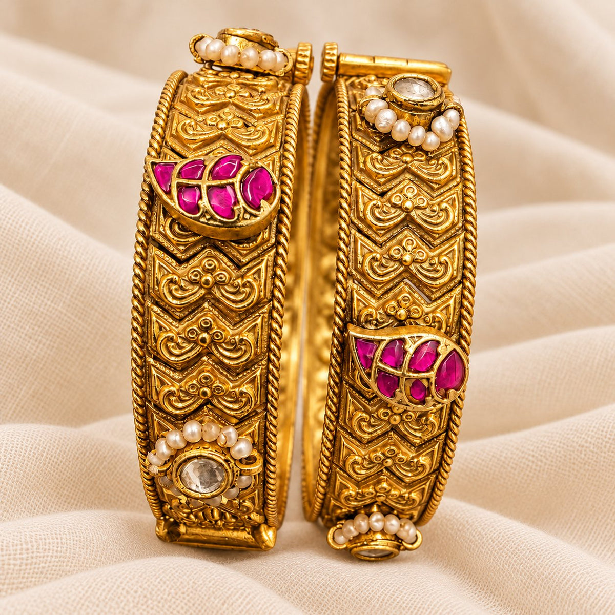 Gulabi Heritage Bangles, photo 3