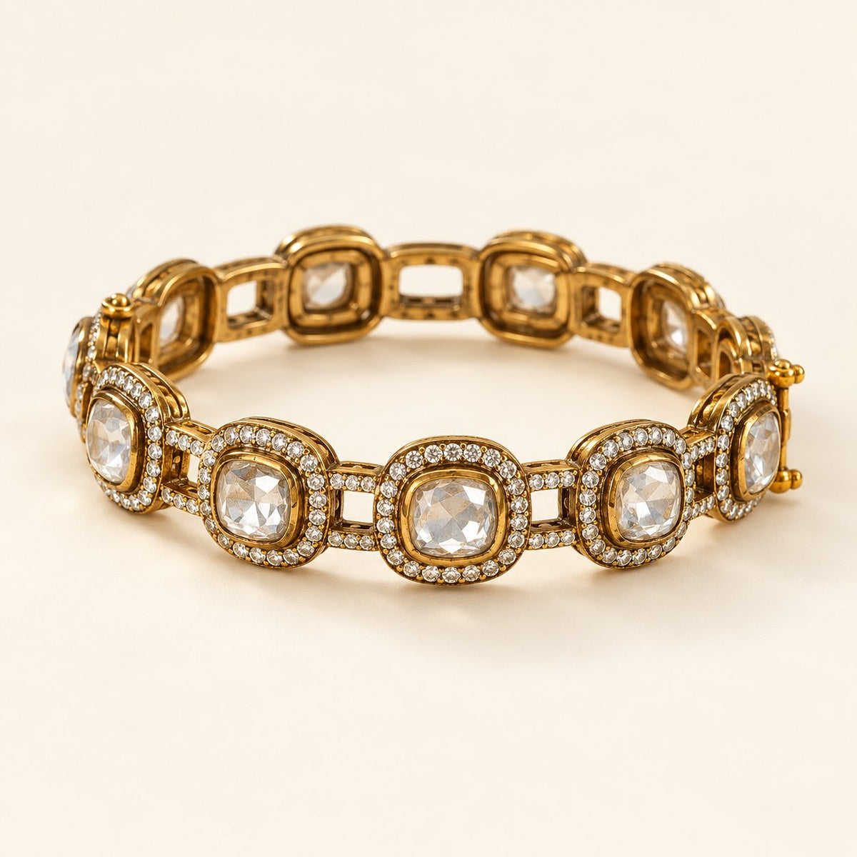 Hamsini Polki Link Kada Bangle, photo 1