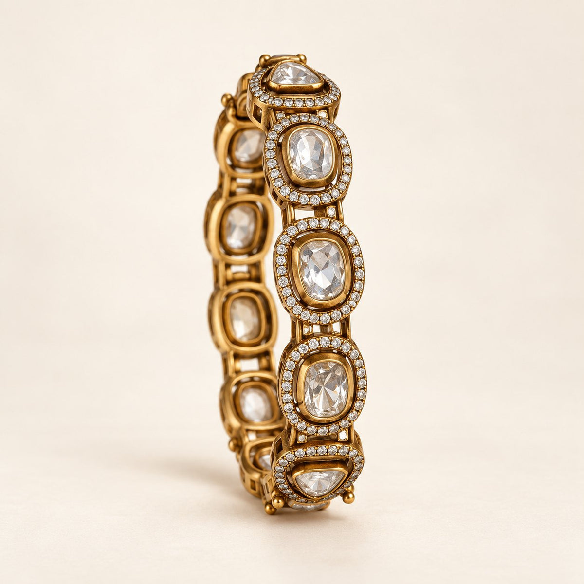 Hamsini Polki Link Kada Bangle, photo 2