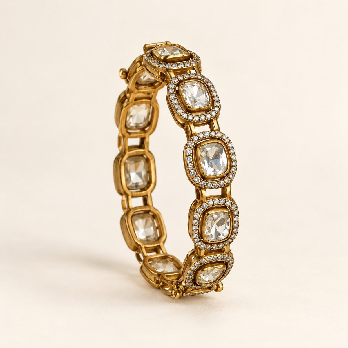 Hamsini Polki Link Kada Bangle, photo 3