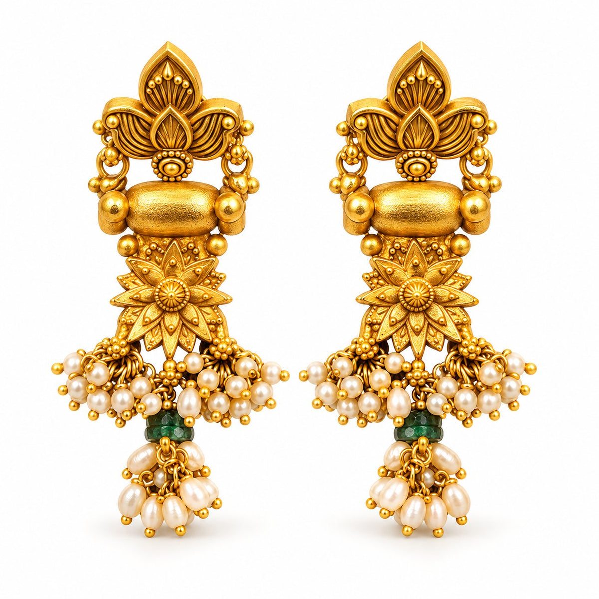 Kamalini Pearl Drop Earrings, photo 1