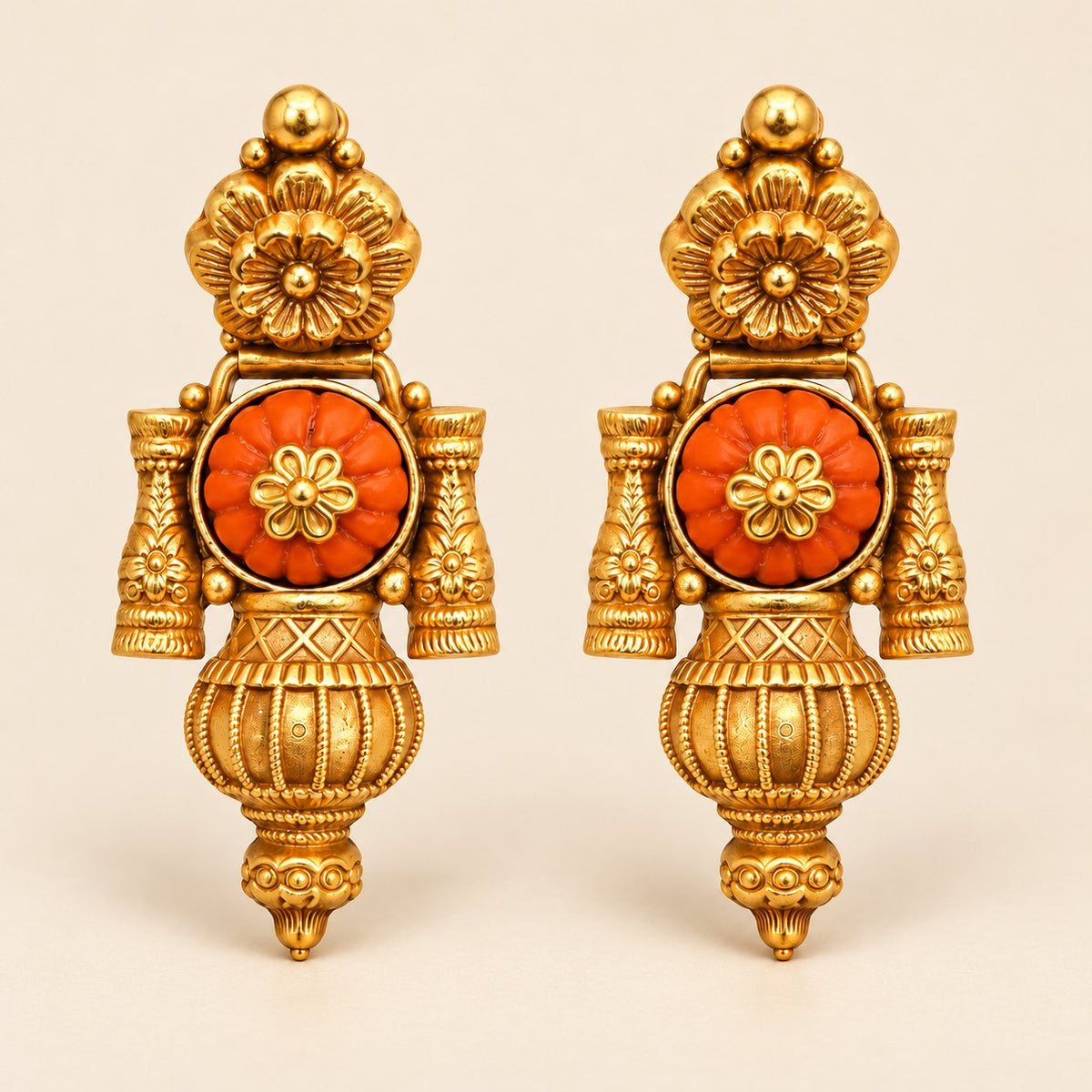 Kanak Kalasha Drop Earrings, photo 1
