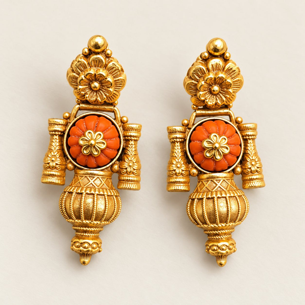 Kanak Kalasha Drop Earrings, photo 3