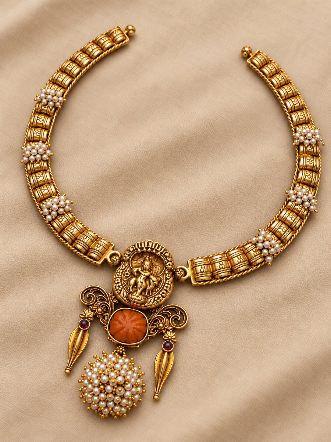 Kanakambari Nakshi Necklace, photo 1