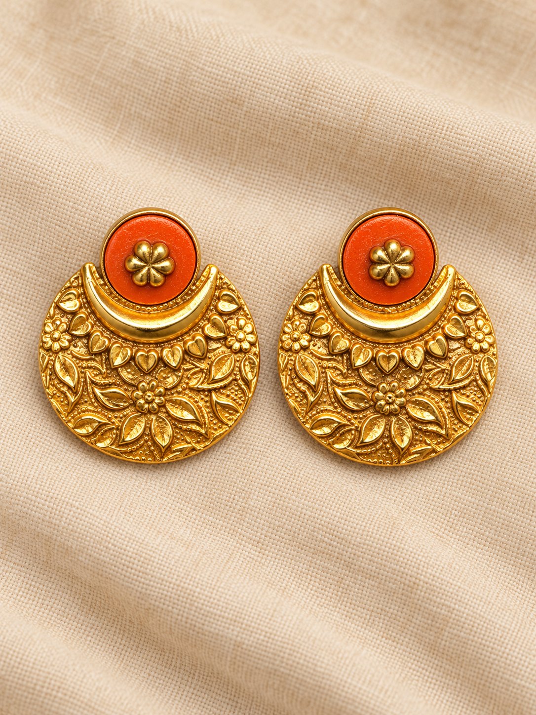 Kesarika Chandbali Earrings, photo 1