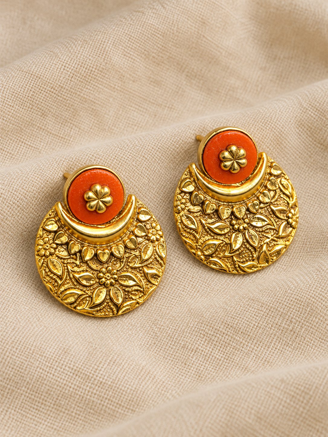 Kesarika Chandbali Earrings, photo 2