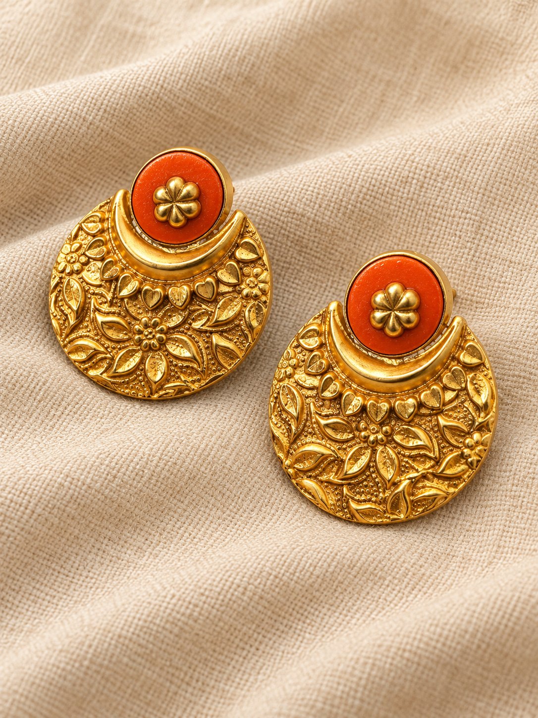 Kesarika Chandbali Earrings, photo 3