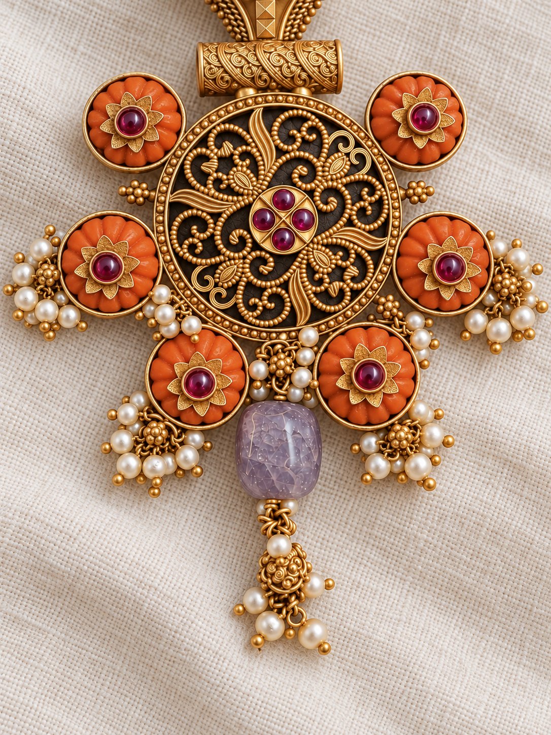 Kumuda Rajshree Heritage Pendant, photo 1
