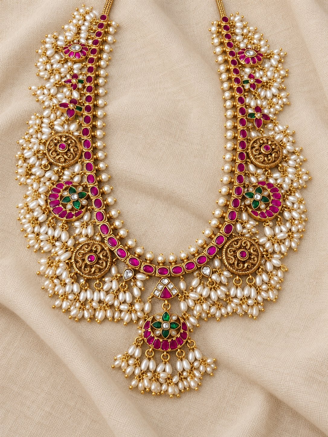 Kundan Ratna Pearl Guttapusalu Haram, photo 1