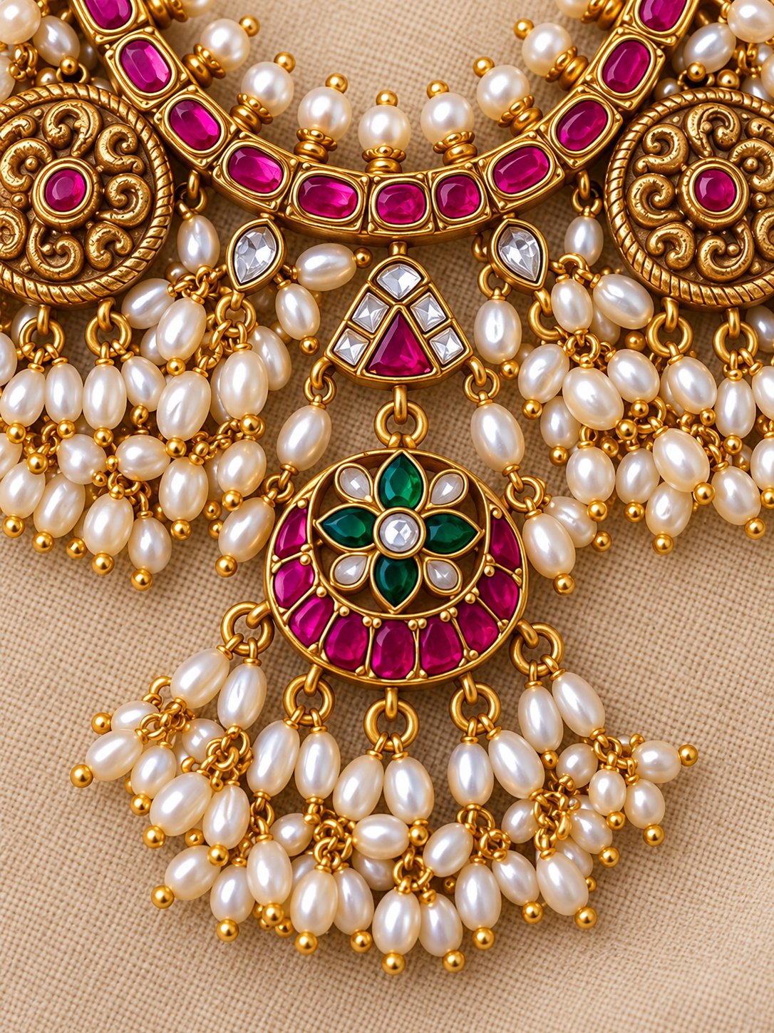 Kundan Ratna Pearl Guttapusalu Haram, photo 2