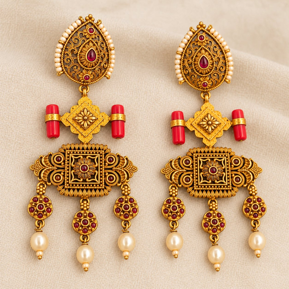 Manikya Vaibhava Heritage Earrings, photo 2
