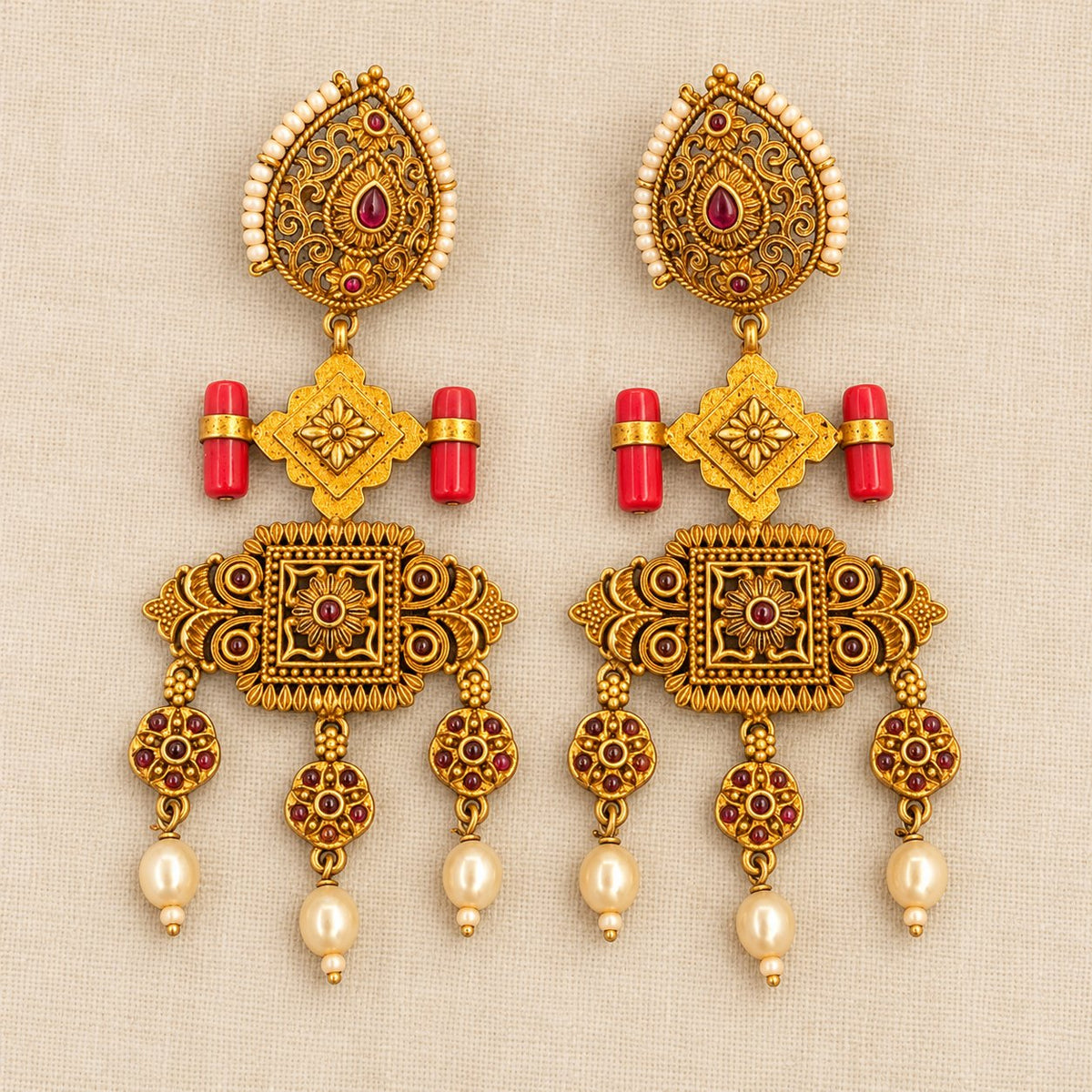 Manikya Vaibhava Heritage Earrings, photo 3