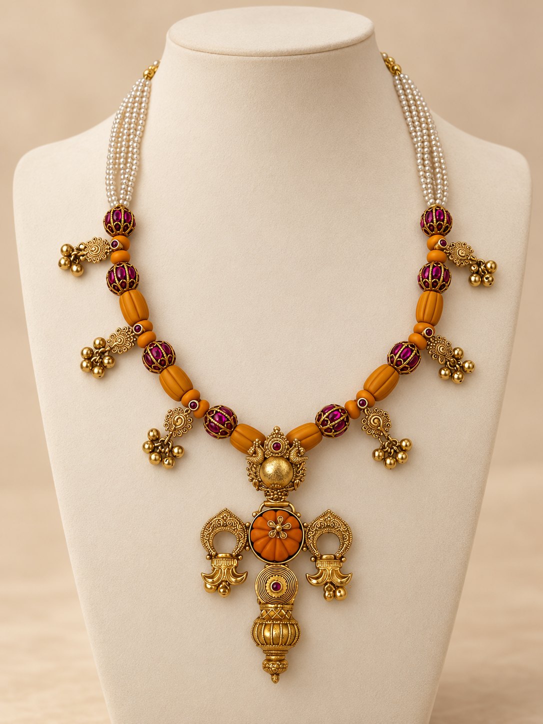 Manjari Coral Beads Haram, photo 3