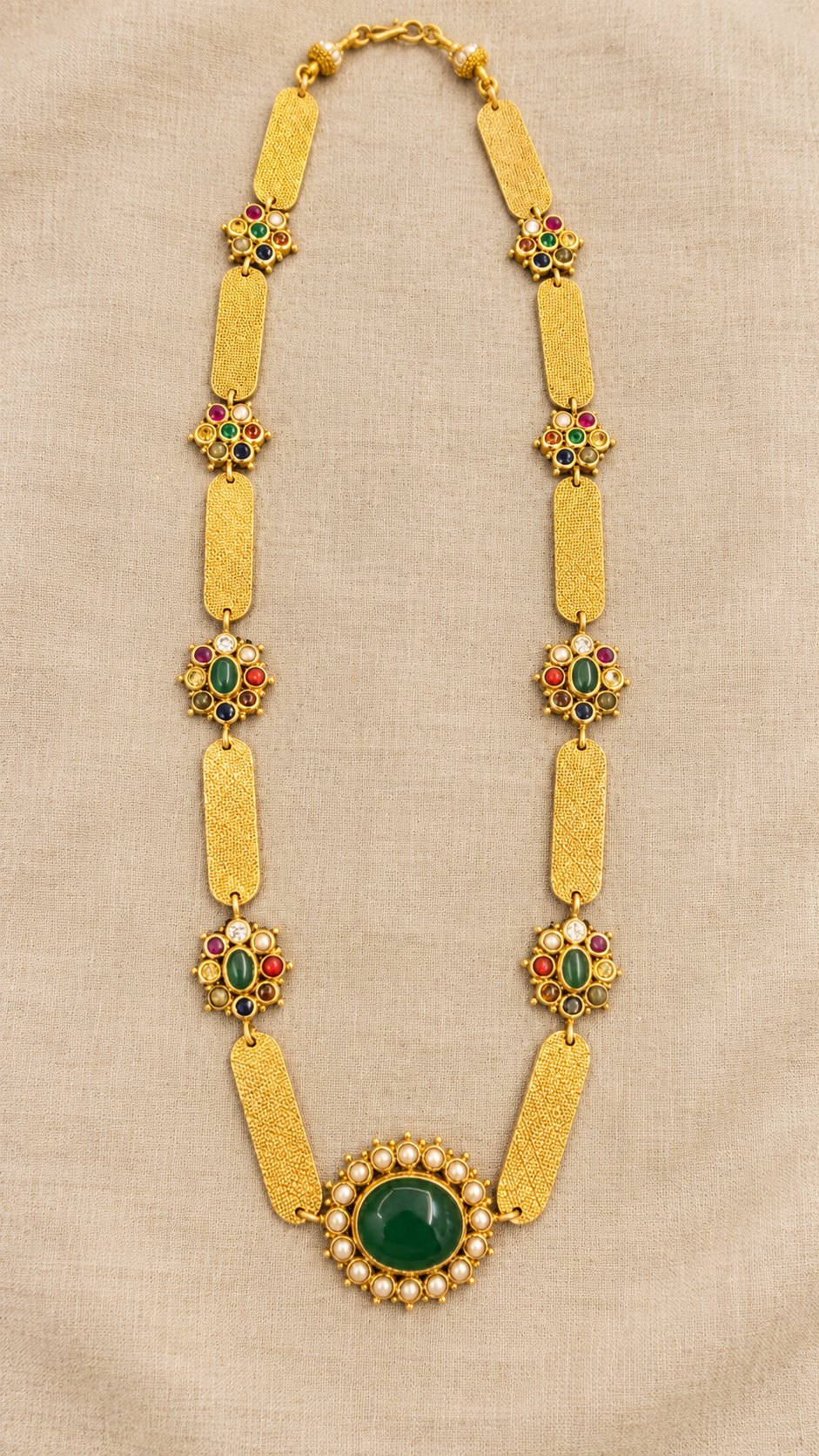 Marakata Navratna Heritage Necklace, photo 2