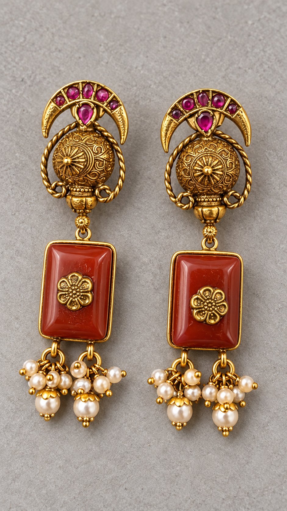Mayurika Chandbali Earrings, photo 2