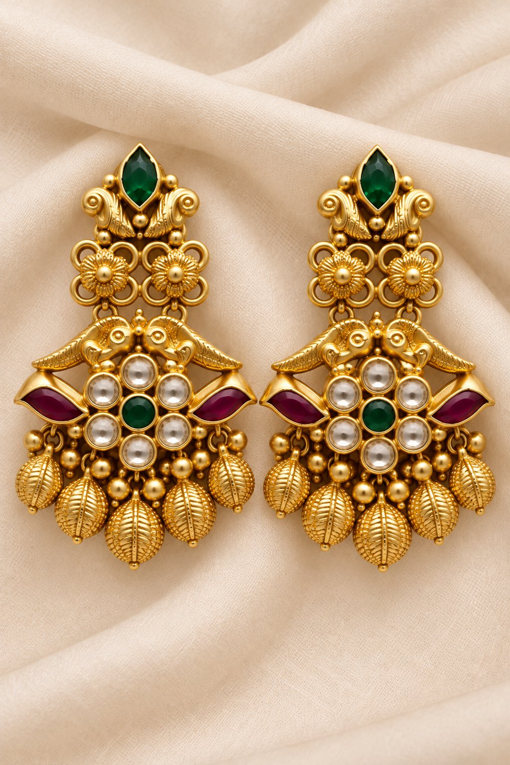 Mayurika Heritage Earrings, photo 2