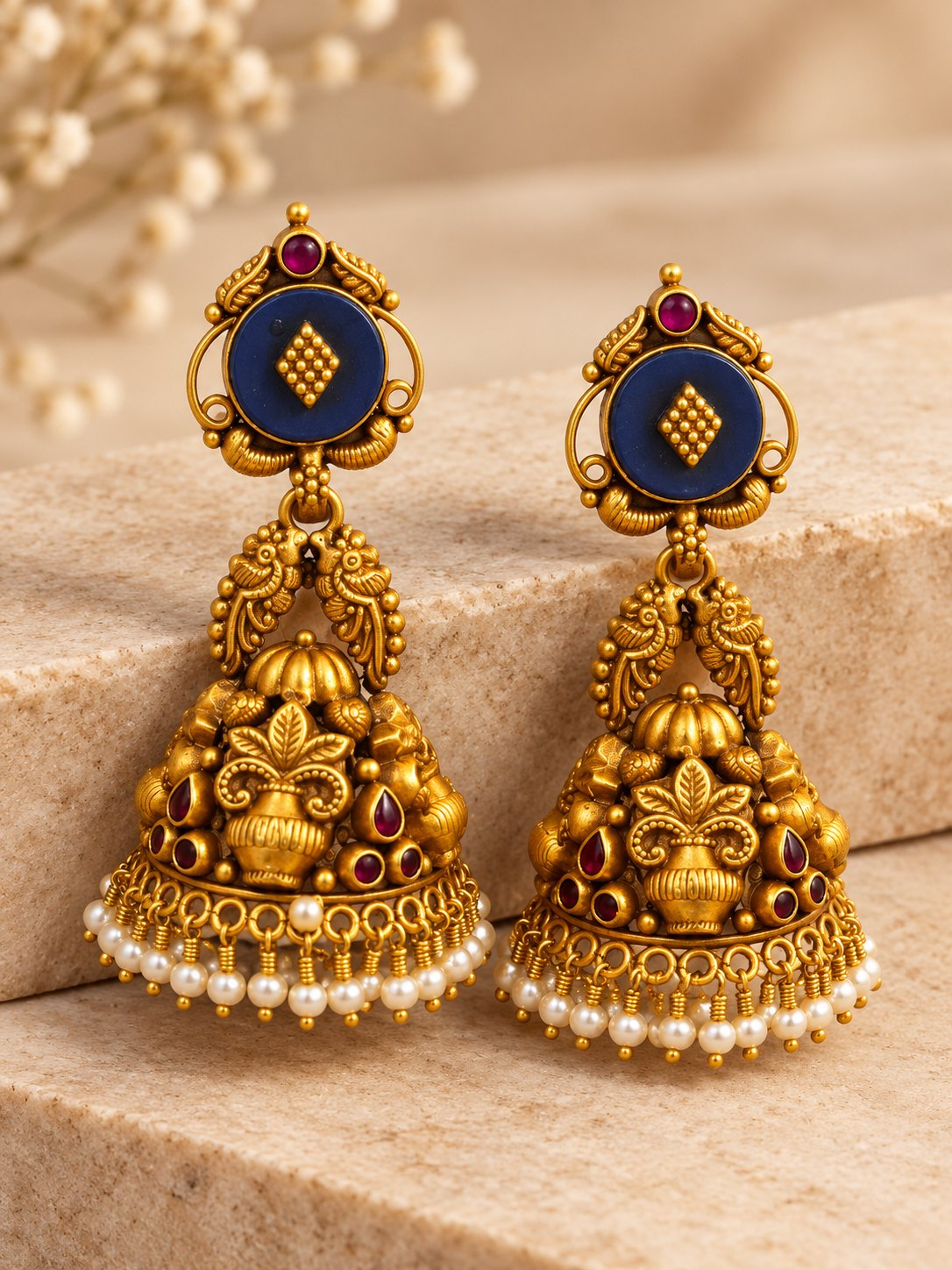 Mayurika Neelam Jhumkas, photo 2
