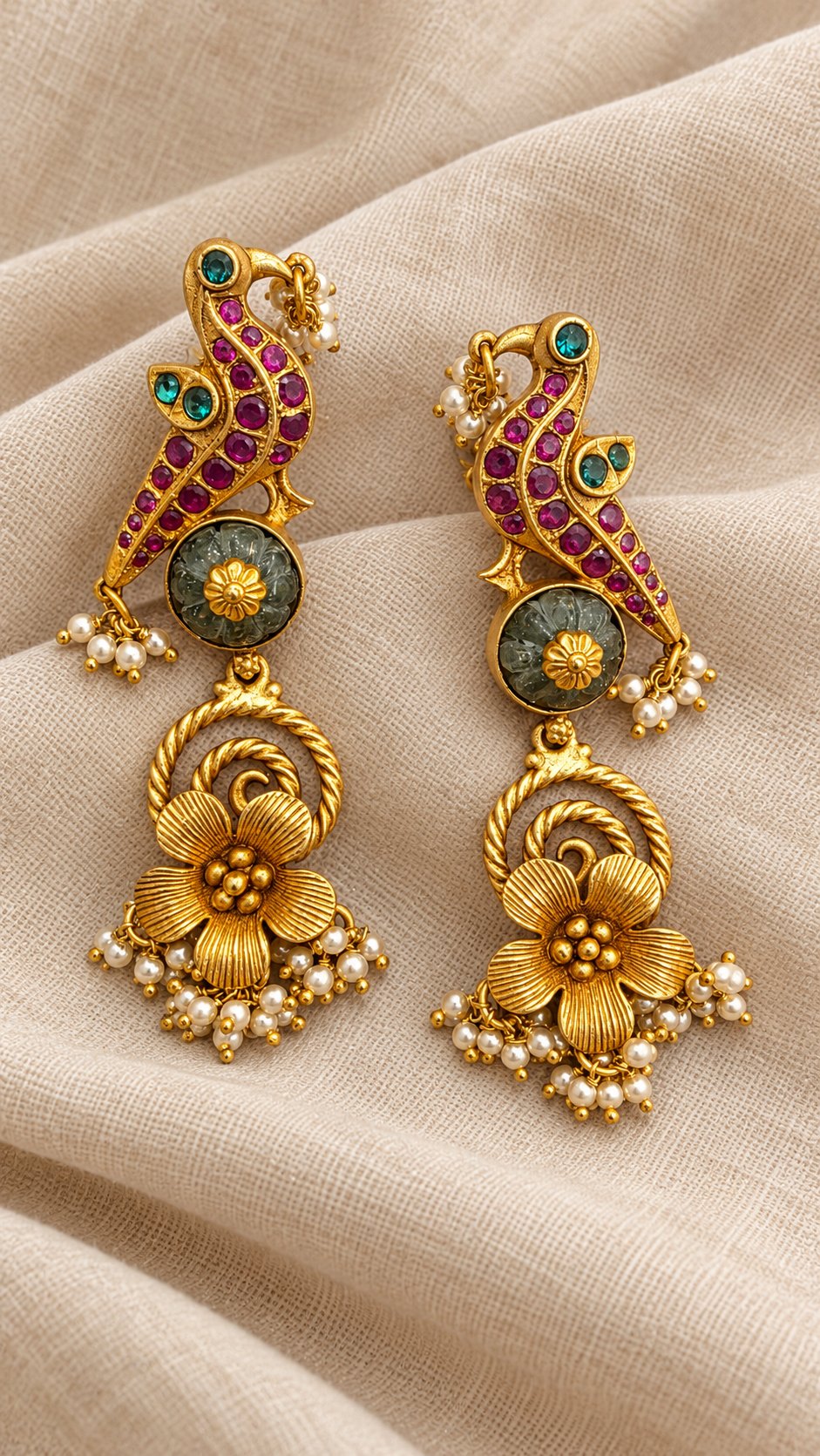 Mrinalika Mayuri Earrings, photo 2