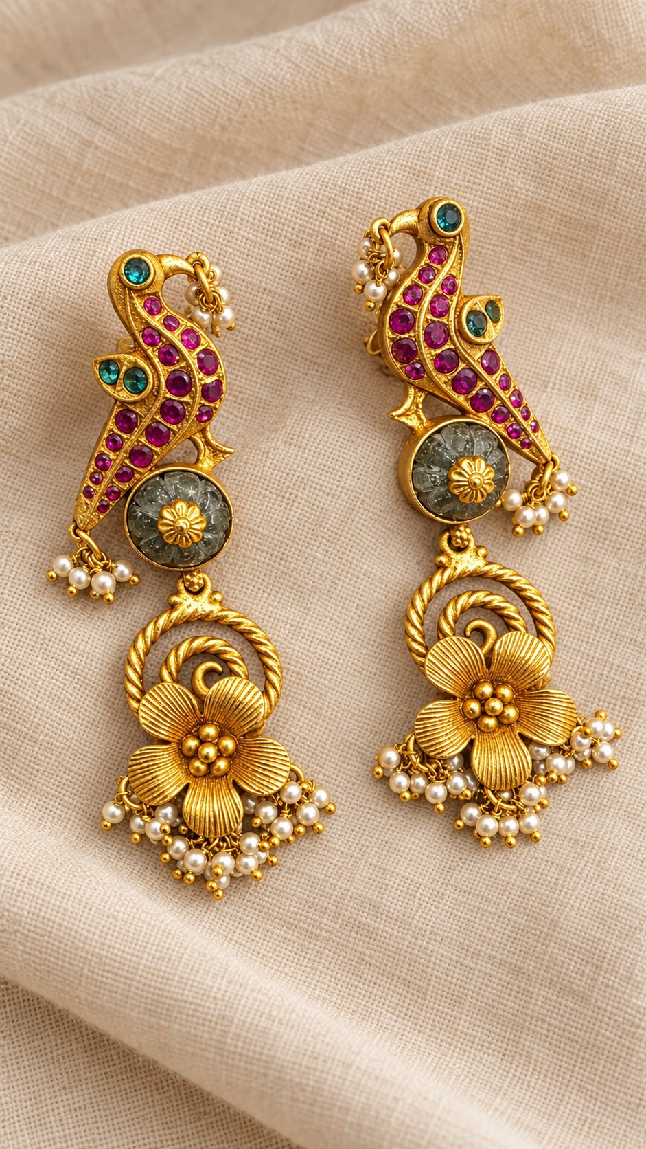 Mrinalika Mayuri Earrings, photo 3