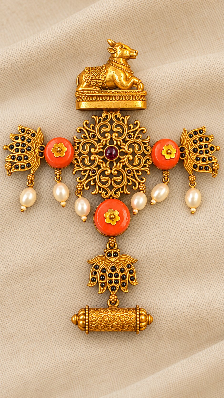 Nandini Rajsi Heritage Pendant, photo 1