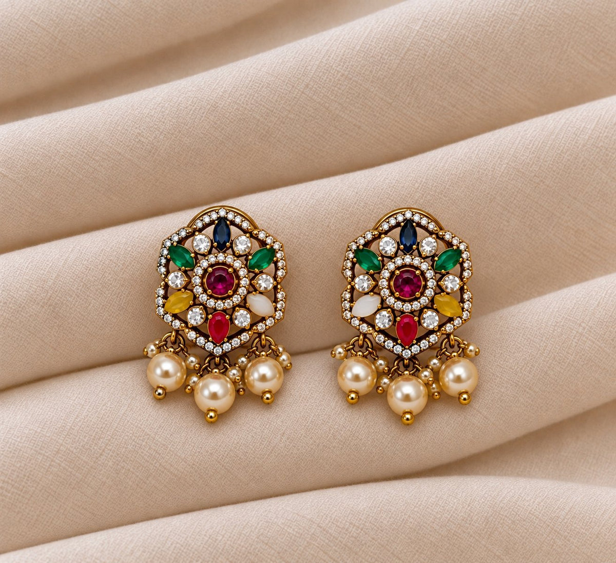 Navaratna Chandrika Pendant Set, photo 2