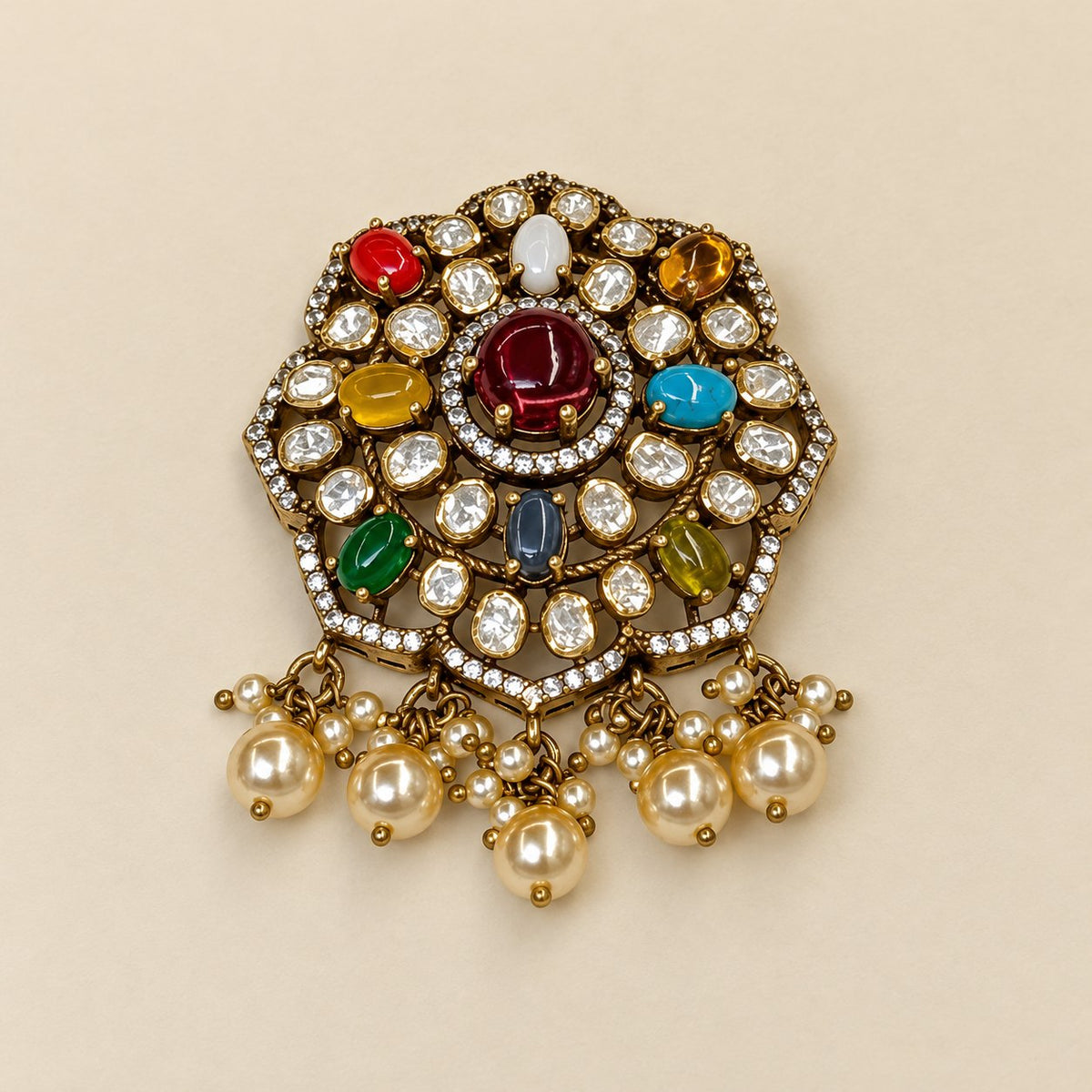 Navaratna Chandrika Pendant Set, photo 3