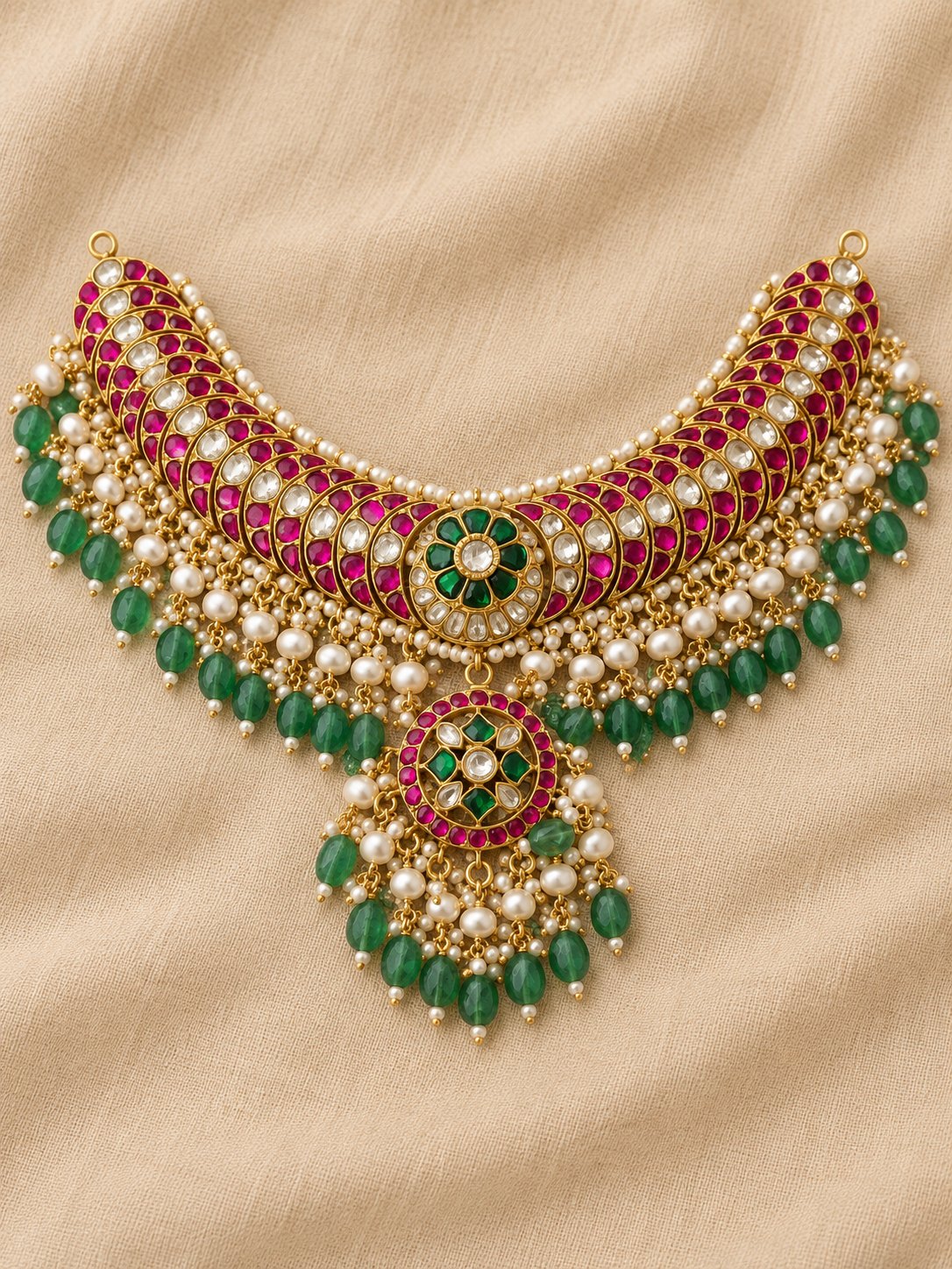 Padma Chakra Kundan Necklace, photo 1