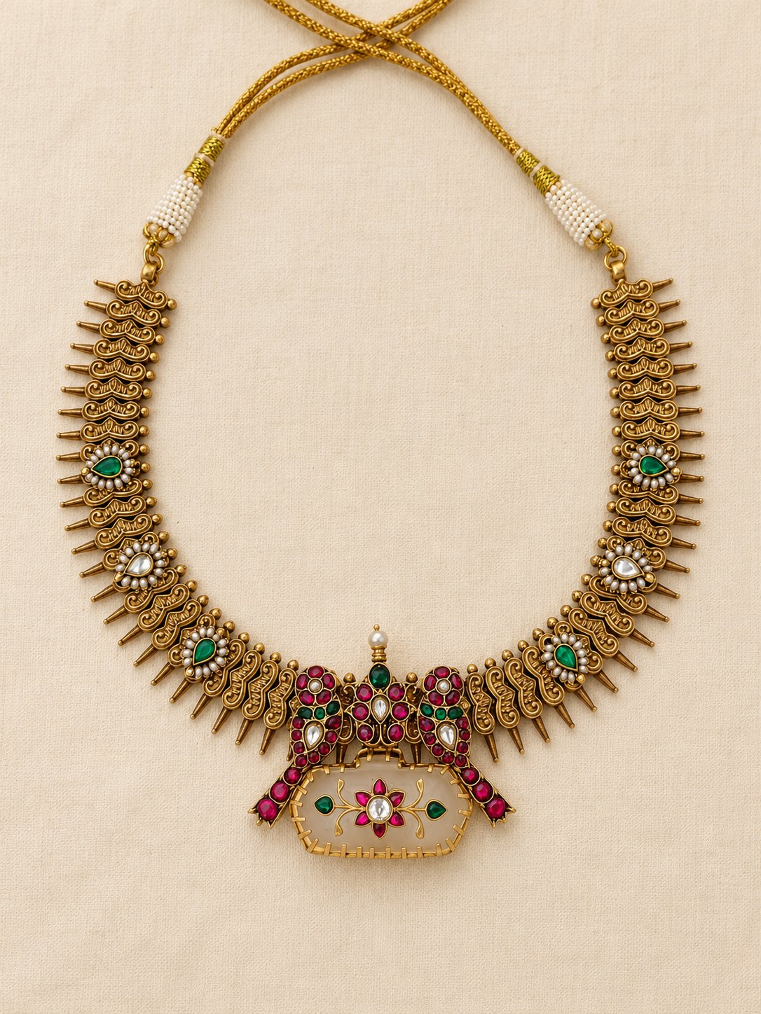 Padmaraga Kundan Kanti Necklace, photo 1