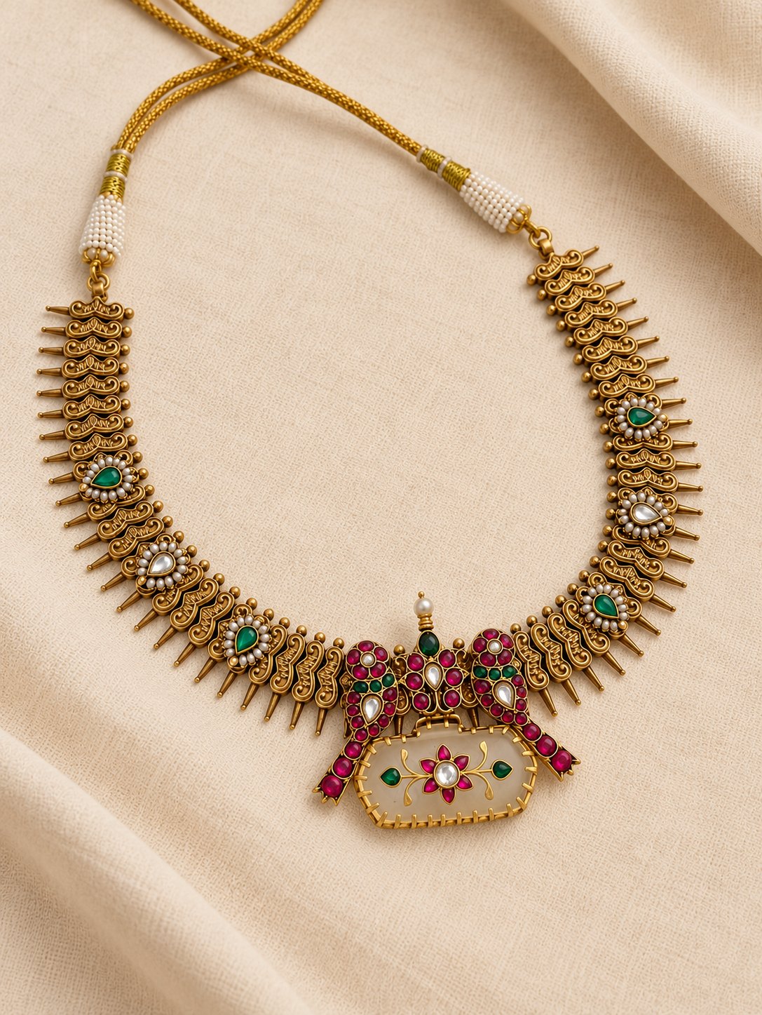 Padmaraga Kundan Kanti Necklace, photo 2