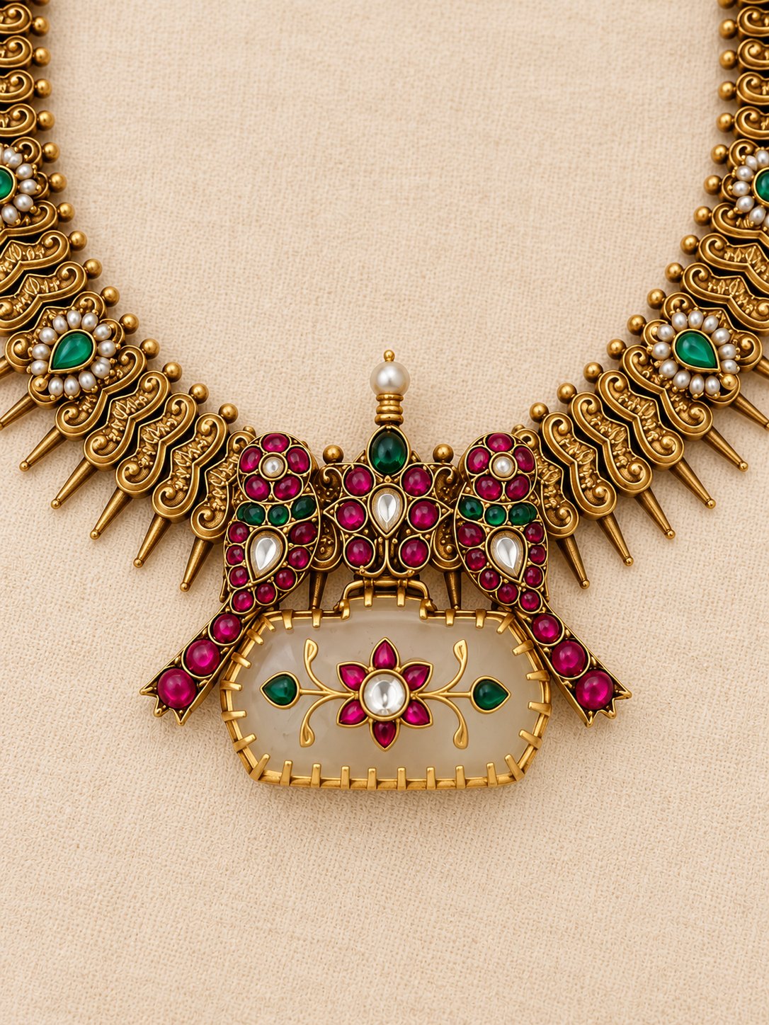 Padmaraga Kundan Kanti Necklace, photo 3