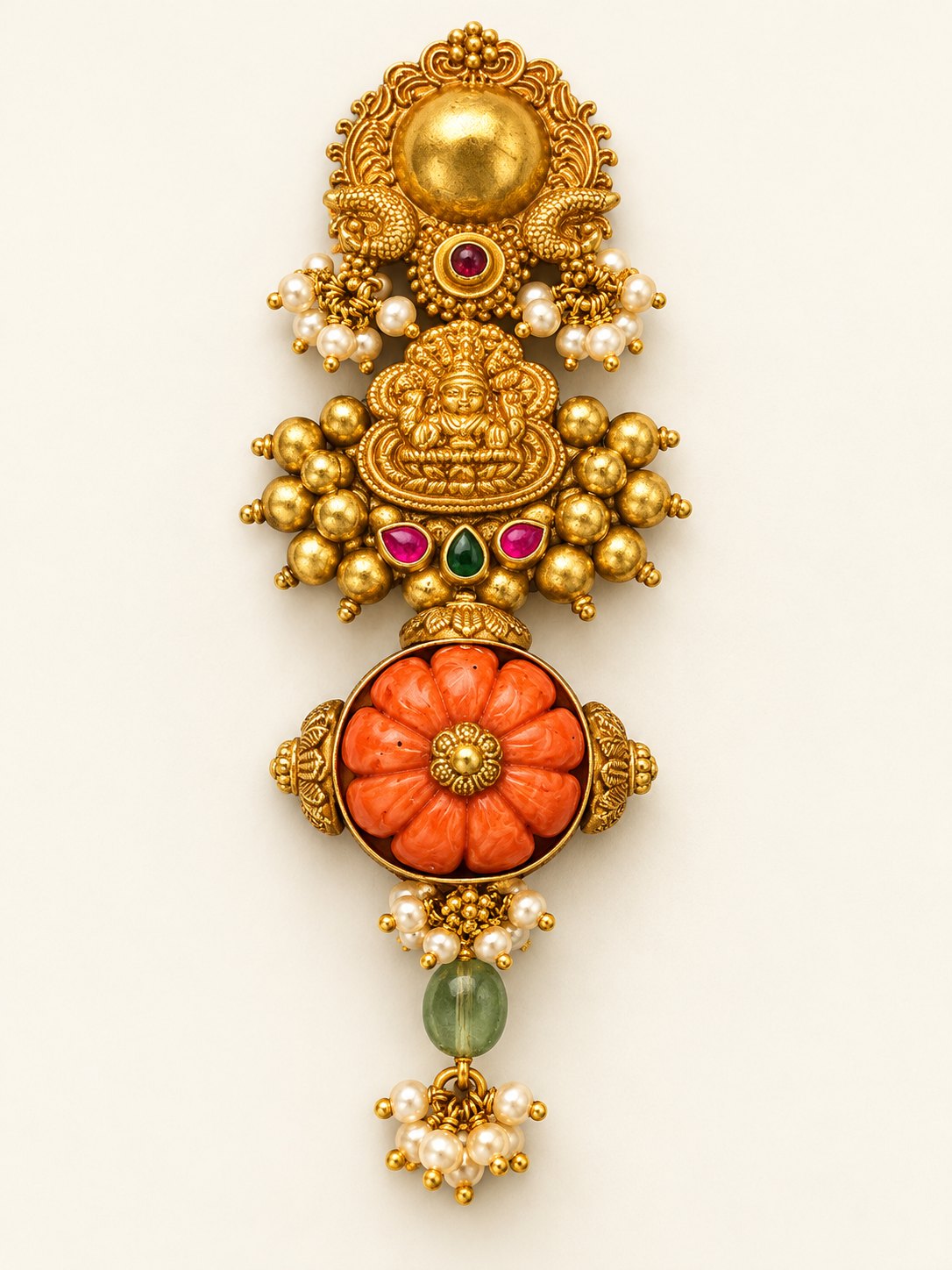 Padmashree Lakshmi Coral Pendant, photo 1