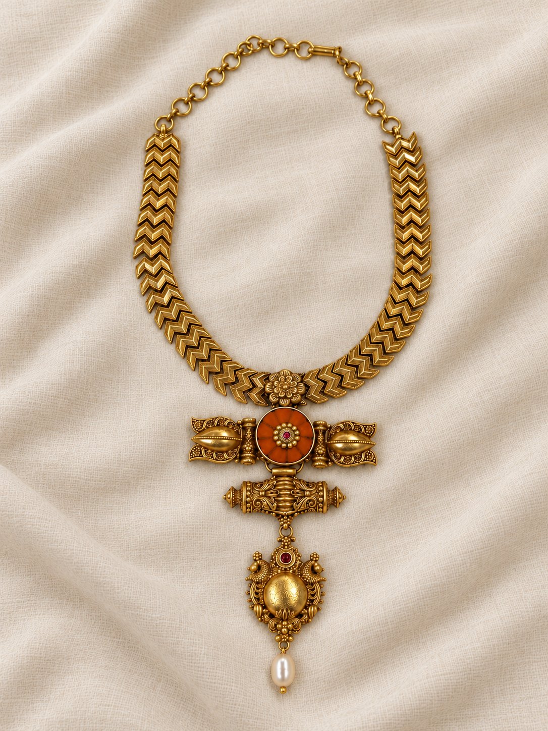 Padmavalli Heritage Antique Kanti Necklace, photo 2