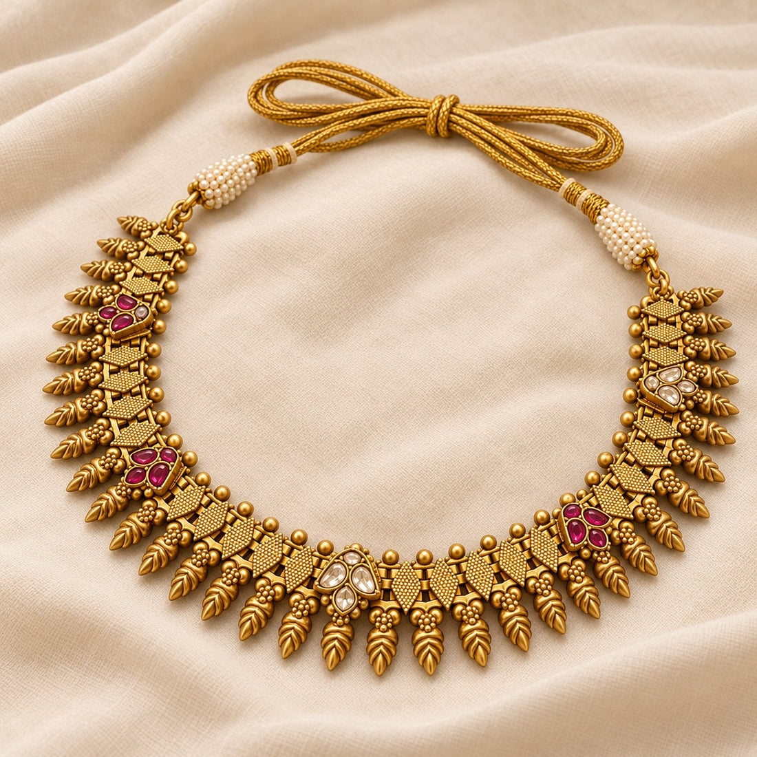 Pallava Kundan Necklace, photo 1