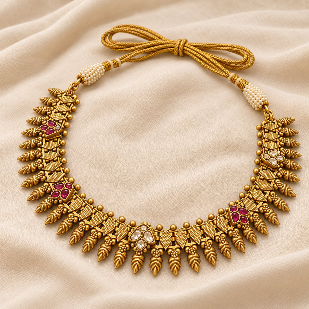 Pallava Kundan Necklace, photo 1