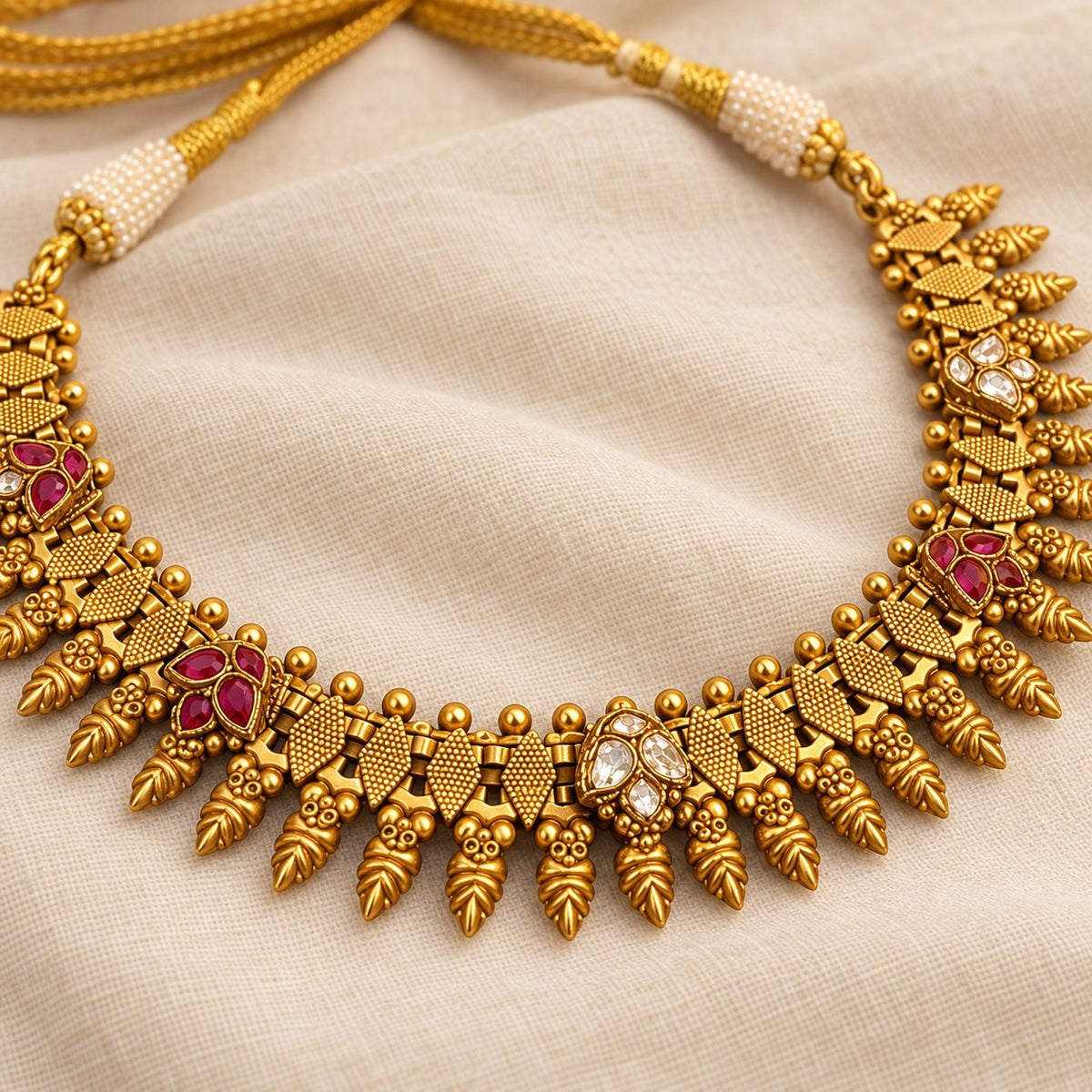 Pallava Kundan Necklace, photo 2