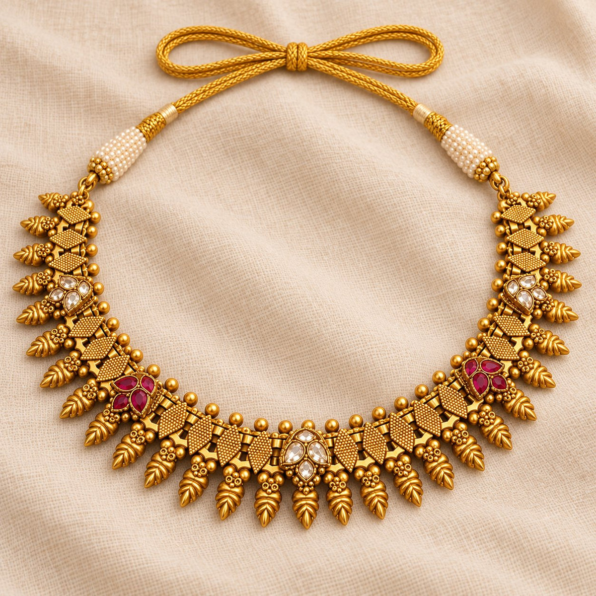 Pallava Kundan Necklace, photo 3