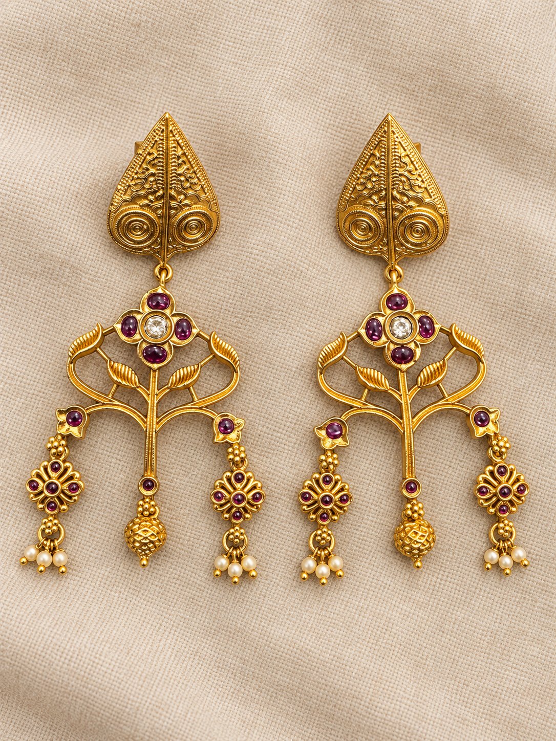 Pallavika Ruby Earrings, photo 2