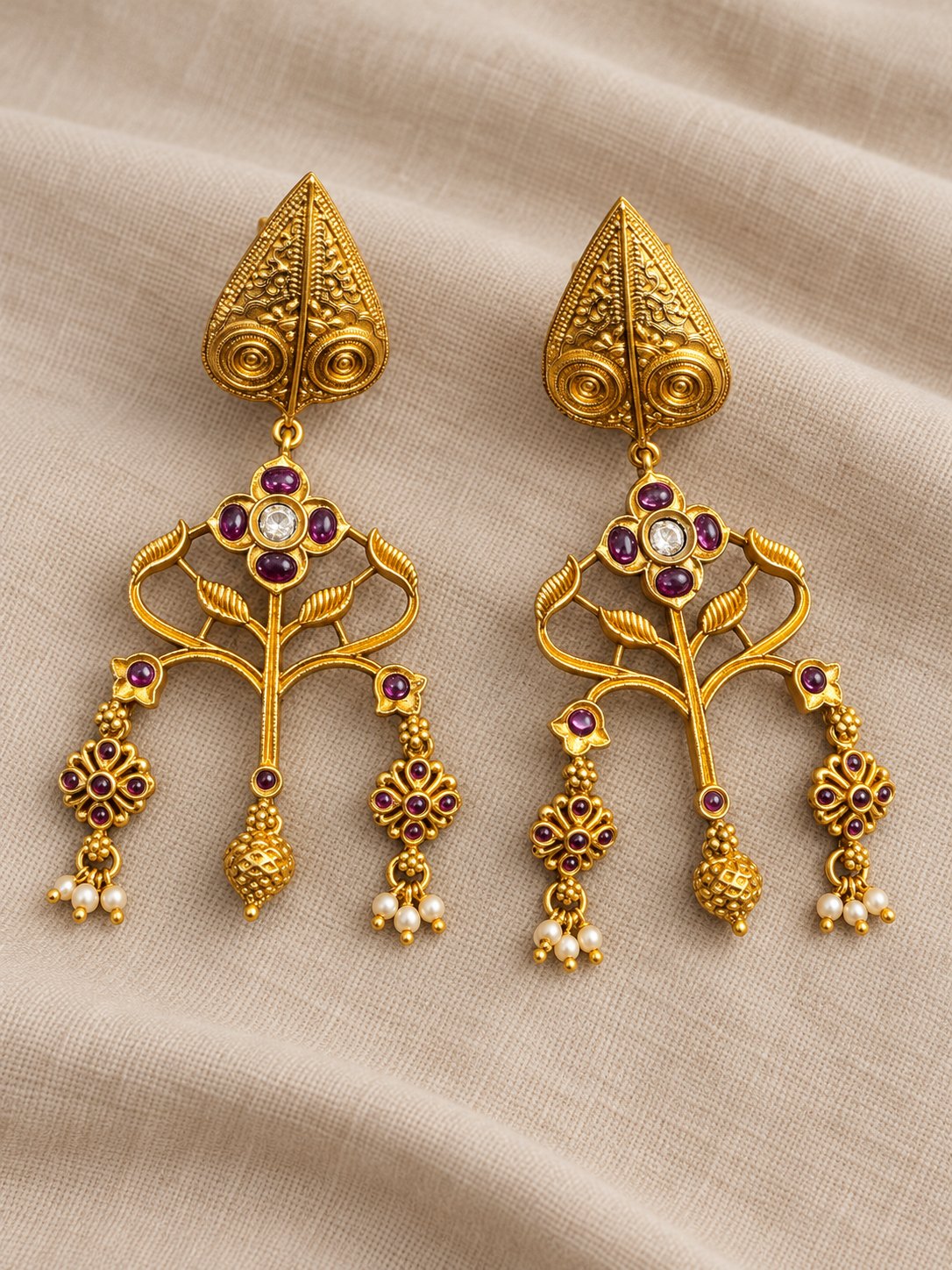 Pallavika Ruby Earrings, photo 3