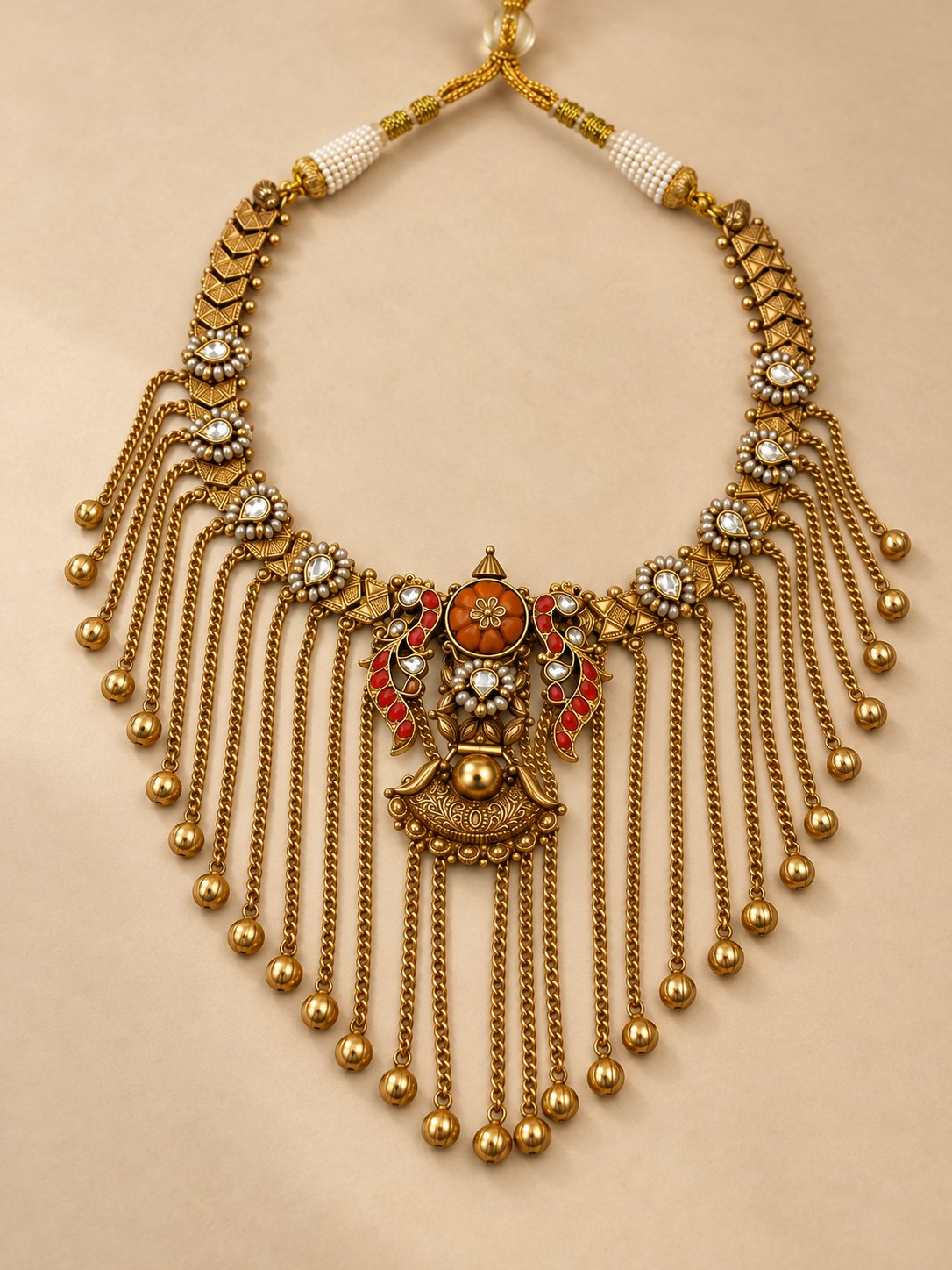 Rajangana Antique Gold Necklace, photo 1