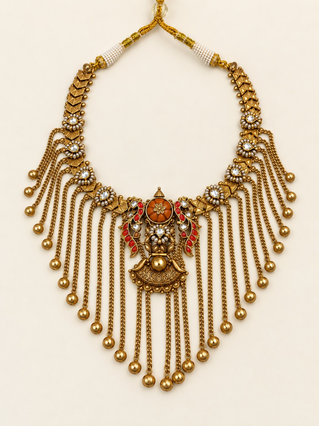 Rajangana Antique Gold Necklace, photo 3