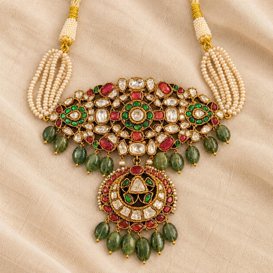 Rajsi Kundan Pearl Choker, photo 1