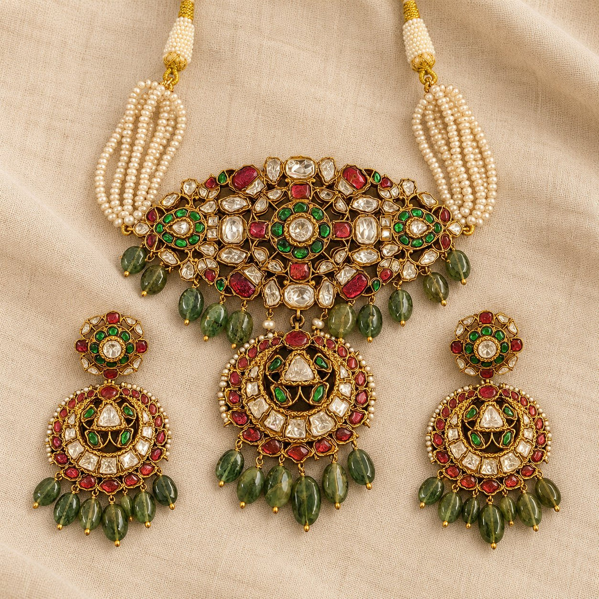 Rajsi Kundan Pearl Choker, photo 2