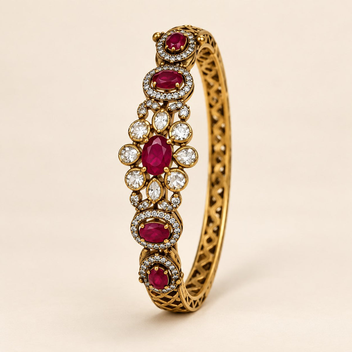 Ruchira Ruby Kundan Kada Bangle, photo 3