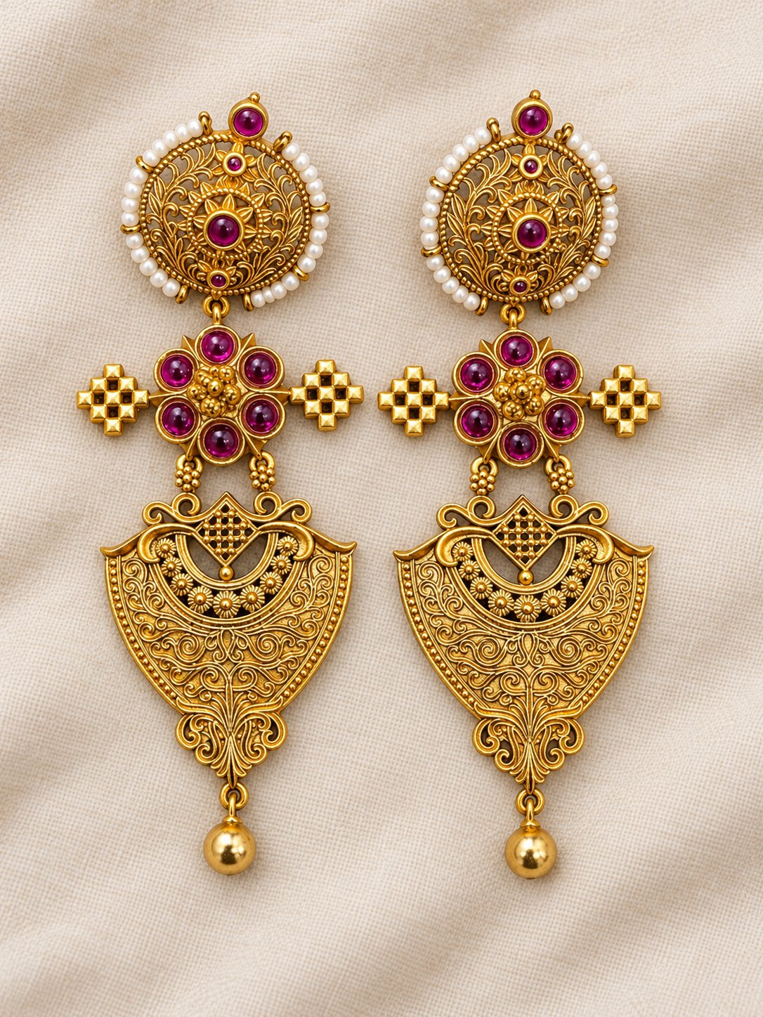 Saumangala Nakshi Earrings, photo 1