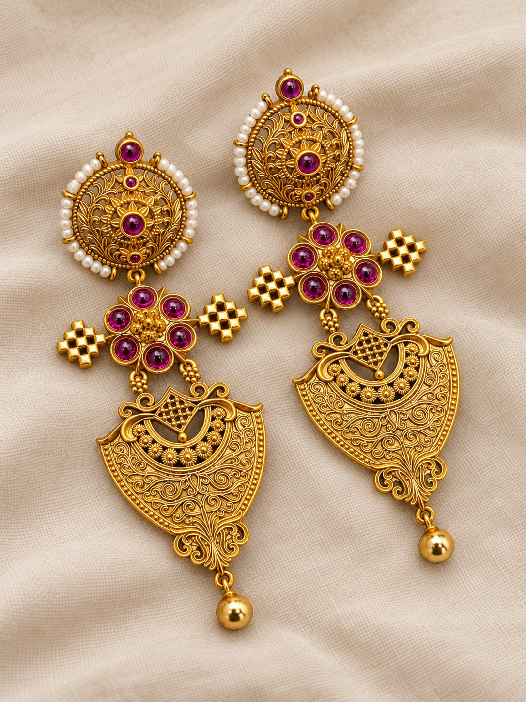 Saumangala Nakshi Earrings, photo 3