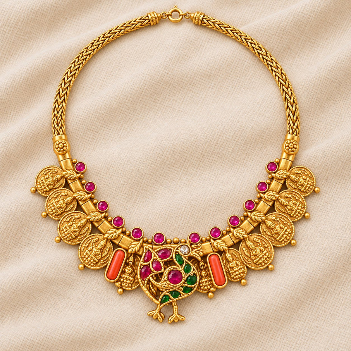 Shikhara Mayura Kasu Necklace, photo 2